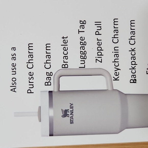 Hand Crafted Stanley Cup Charm Cup Handle Tumbler Gold You Are Loved Pendant - Picture 7 of 7